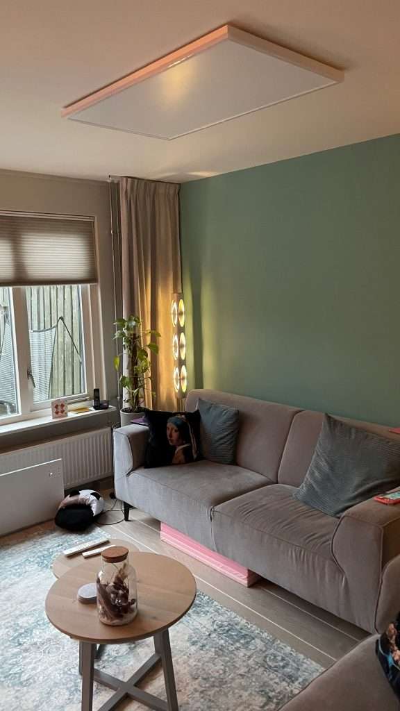 LED verwarmingspaneel in de huiskamer